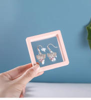 Organizador De Joyas Transparente Pack De 10 Casas De Plástico PE Para Almacenamiento Antioxidante Estuche De Exhibición Flotante 3D - details 8