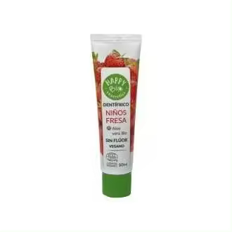 Happy Bio Cosmetics Dentifrico Niños Fresa Sin Fluor 50Ml - 1