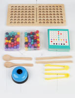 Juego Educativo De Tablero De Palos Para Niños Y Niñas Juego De Alineación Y Sorting De Bolas Para Desarrollar Habilidades Motoras Finas Juego De 2 Jugadores Para Niños Menores De 12 Años - details 3