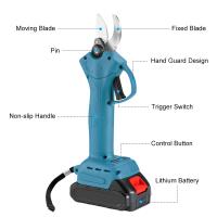 Tijeras Eléctricas Recargables Para Podar Frutas Y Árboles Sin Batería Tijeras De Podar De Ión De Litio Para Jardín Y Huerto - details 2