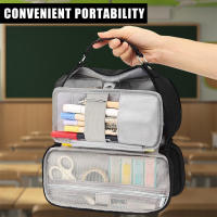 Estuche De Lienzo Para Lápices Con 5 Compartimentos Gran Capacidad Para Niñas Y Niños Estuche Aesthetic De Estación Para Escuela - details 8