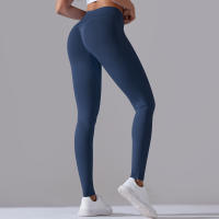 Leggings De Yoga Para Mujer Cintura Alta Levantamiento De Caderas Gimnasio Sin Costuras Pantalones De Deporte Fitness Running - details 94