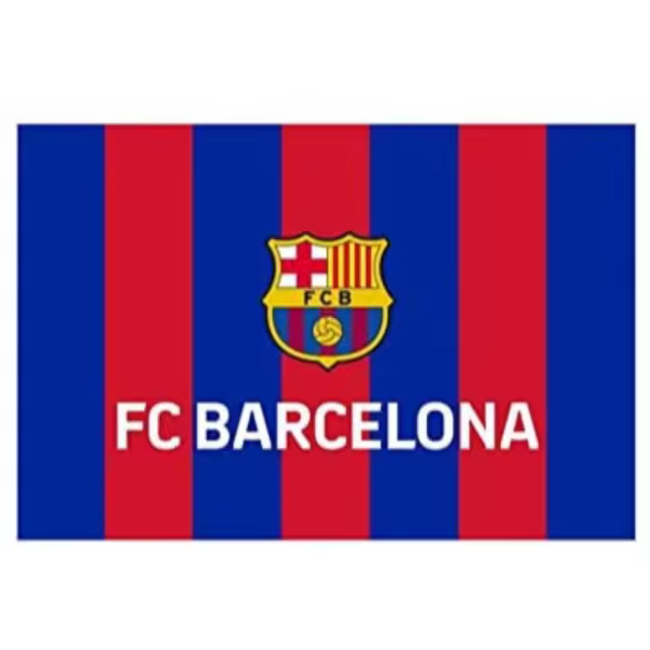 Bandera FC Barcelona Azul Unisex - Medidas 100x150 Cm - Producto Oficial - 1