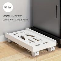 Soporte Ajustable Para CPU Móvil Con 4 Ruedas De Aluminio Ventilado Soporte Para Torre De PC Con Ruedas De Aluminio Soporte Para Computadora De Escritorio - details 6