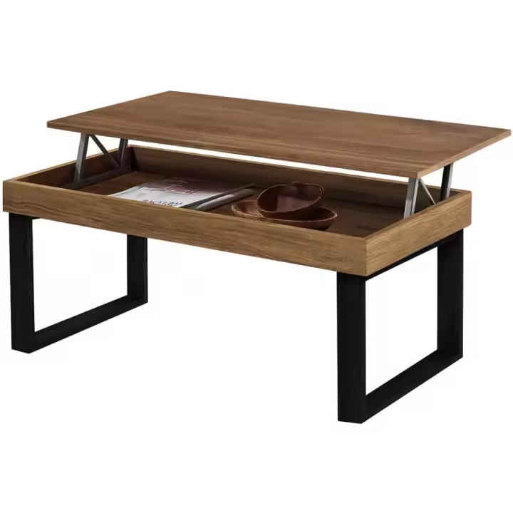 CAMA EXPRESS Odin | Mesa Centro Elevable Madera Maciza - 1