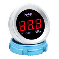 Gauge De Temperatura De Agua 52mm Para Coche Con Pantalla Digital LED Y Función De Alarma Medidor De Nivel De Combustible Voltímetro Y Presión De Aceite - details 2