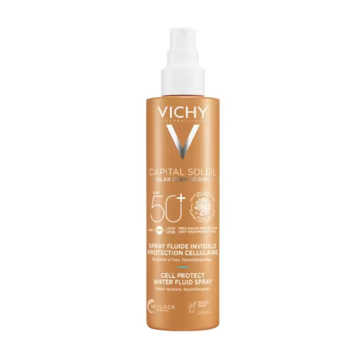 Vichy Capital Soleil Cell Protect  Water Fluid Spray SPF50 200ML. - 1