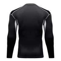 Camiseta De Gimnasio Para Hombre Manga Larga Secado Rápidojersey De Boxeo Verano Pantalones De Compresión Tiras De Leggings Rashguard T-shirt Ajustada - details 16