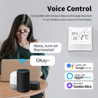 Termostato Inteligente WiFi Tuya Para Calefacción Eléctrica Y Agua/Gas Compatible Con Alexa Y Google Home Controlador Digital De Temperatura - details 2