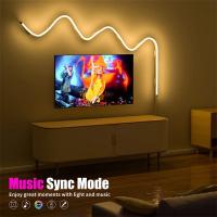 Tira De Lámparas LED Neón Con Silicona TUYA 5-24V 84LEDs/M Con Sincronización De Música RGBIC Dreamcolor Para Habitación - details 14