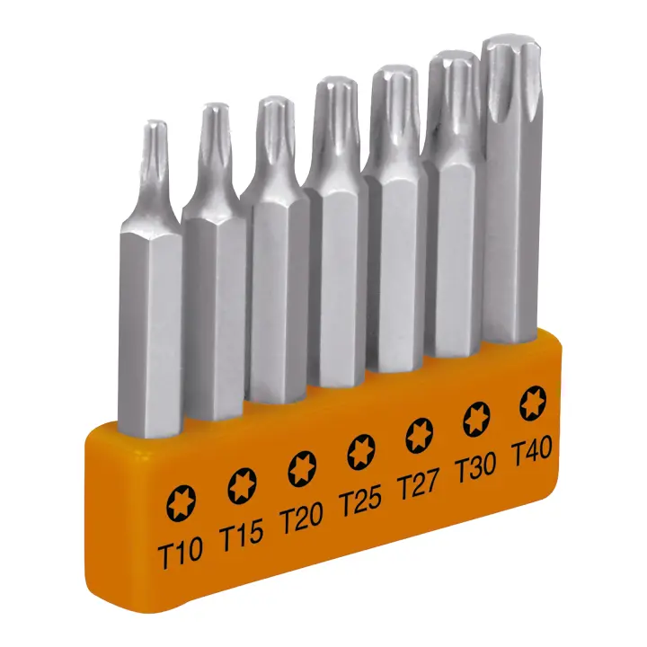 Truper Puntas Torx con Organizador - 50 Mm - 7 Puntas - 1