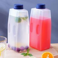 Botella De Jugo Para Nevera 2L a Prueba De Fugas Dispensador De Bebida Con Escala Para Té Frío Agua Café Leche - details 0