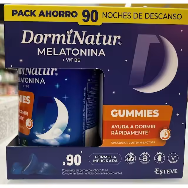 DORMINATUR PACK AHORRO 90 GUMMIES. Suplemento natural para conciliar el sueño y mejorar la calidad del descanso. ¡Aprovecha nuestro pack ahorro! - 1