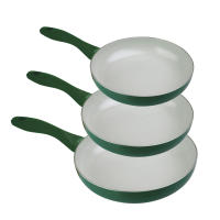Lifestyle Lote 3 Sartenes Gold eco  | 18 cm + 22 cm + 26 cm | Aluminio | Antiadherente ceramico | Sarten Ecologico | Válida para inducción y todo tipo de fuegos | Libre de PFOA y PTFE | Mango tacto silicona - details 5