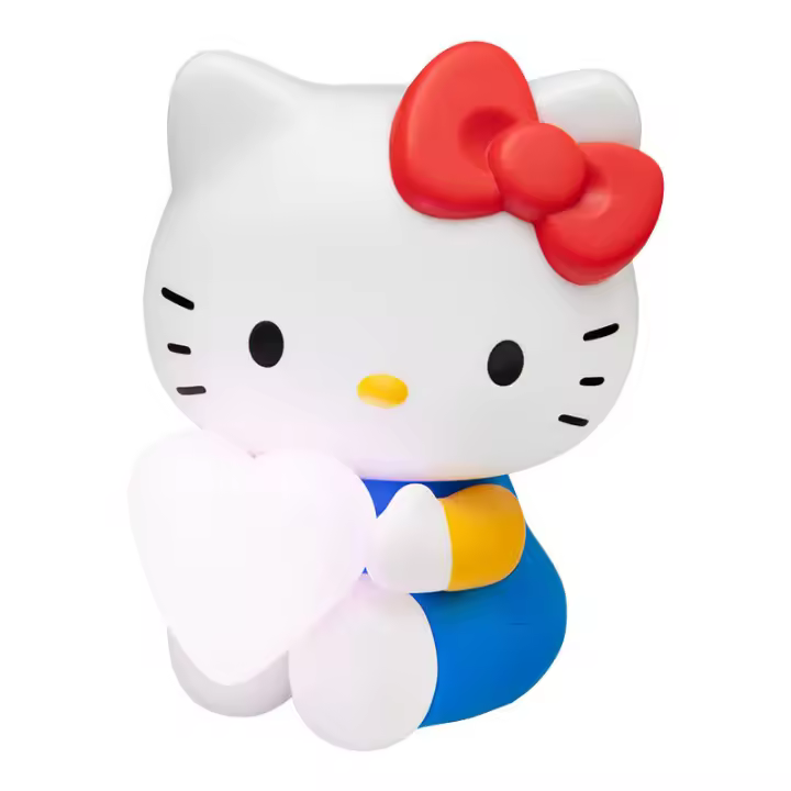 Lámpara 3d paladone hello kitty con corazón 16 cm -  Recíbelo en 2-3 días laborables - 1