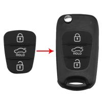 Carcasa De Llave Remoto De Goma Para Hyundai I10 I20 I30 IX35 Kia K2 K5 Rio Sportage Con 3 Botones Piezas De Repuesto - details 10