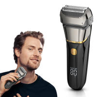 Afeitadora Eléctrica Para Hombres Reciprocante De Película De Aluminio Recargable Por USB Regalo De Vacaciones - details 0