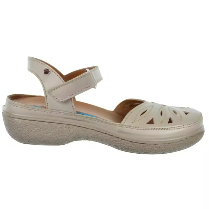 Laura Azaña 11975 Zapato Confort Piel Velcro Mujer - 1