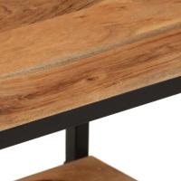 vidaXL Estante de pared madera maciza de acacia y hierro 40x30x50 cm - details 3