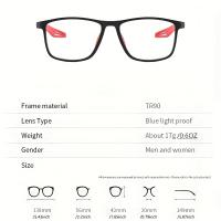 Gafas De Lectura Ultraligera Anti-Luz Azul TR90 Deportiva Para Hombres Y Mujeres Con Miopía Lejana Ópticas Diopters Hasta +4.0 - details 3