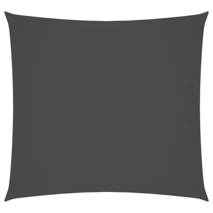 Toldo de Vela de lona rectangular Oxford gris antracita 2,5x3 m - 1