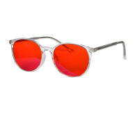 Gafas Rojas Para Mejorar El Sueño Gafas Bloqueadoras De Luz Azul Para Mujer Lentes Naranja Material Polímero Acero Inoxidable - details 16