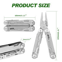 Multiherramienta 12-en-1 Con Tijeras Profesionales Para Supervivencia Camping Y Caza Regalos Para Hombres Papá Escolta De Novia - details 1