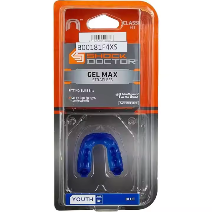Shock Doctor Youth Gel - Protector bucal infantil para fútbol - 1