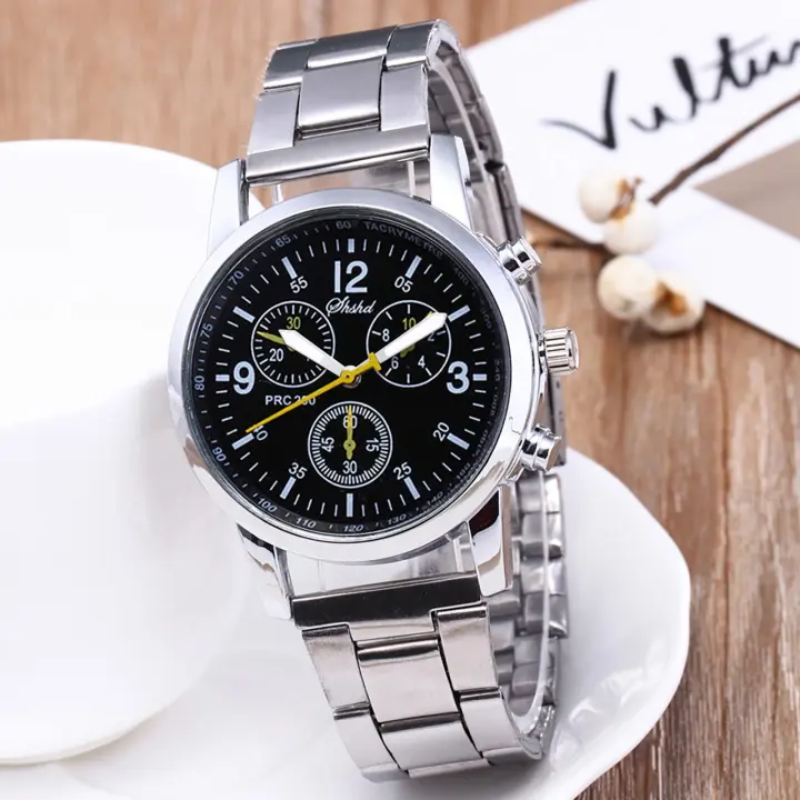 Reloj De Pulsera Analógico Neutro De Moda Con Correa De Acero Movimiento De Cuarzo Estilo Casual Y Fashion Dial De 40mm - 1