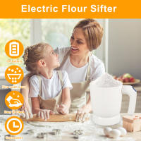 Sieve De Harina Eléctrico De Acero Inoxidable Para Cocina Herramientas De Pastelería Y Hornear Filtro De Malla Fina Portátil Eco-amigable - details 0