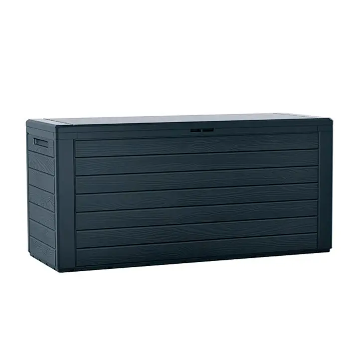 Baul de jardín 280 litros PROSPERPLAST Boardebox de plástico en color antracita 116 x 43,8 x 55 cm - 1