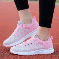 Zapatos De Correr Para Mujer Transpirables Y Ligeros Antideslizantes Deportivos Para Exteriores Zapatillas Suaves Con Cordones Moda Tenis - details 8