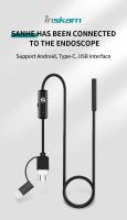 Endoscopio Android 5.5mm 7mm Cámara De Inspección 3 En 1 USB/Micro USB/Type-C Impermeable Para Smartphone Borescope Inspection - details 0