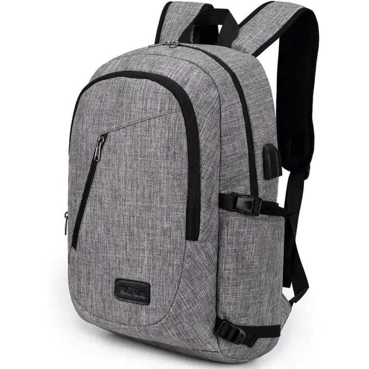 Mochipa para computadora portátil para hombre, mochara de viaje resistant al agua con Puerto de carga USB y cerradura, mochila Escolar para computadora de 17 pulgadas para Mujeres, hombres, para estudiantes gift - 1