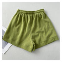 Pantalones Cortos A-line Amplios Con Cinturón Ajustable Para Mujer Estilo Coreano Casual Versátil Para El Hogar Y Deportes - details 11
