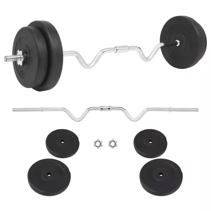 vidaXL Juego de pesas en peso 30 kg/60 kg - 1