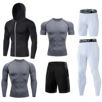 Camiseta De Compresión Para Correr En Hombre Camiseta De Fútbol De Secado Rápido Camiseta Deportiva Tensa Para Gimnasio Y Fitness Manga Corta Transpirable - details 20