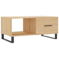 Vidaxl Mesa de Centro de Madera Contrachapada 90x50x40 Cm Blanco - details 7
