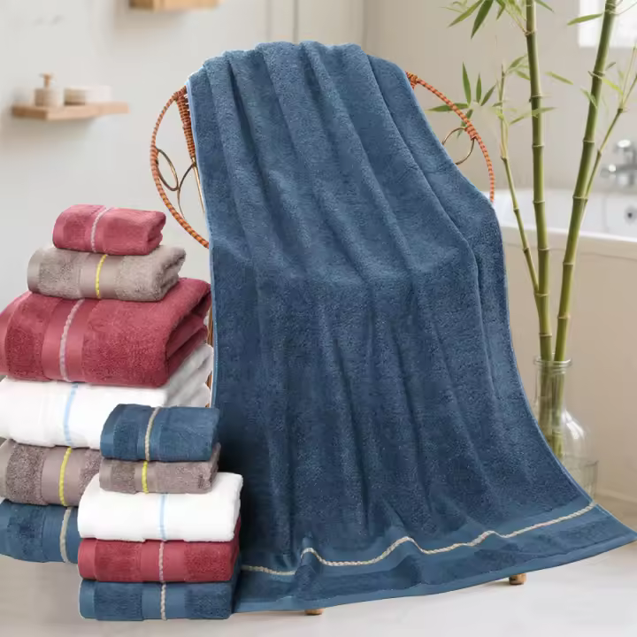 Toalla De Baño Extra Grande 90x180cm Hecha De Fibra De Bambú 100% Ultra Absorbente Y Secado Rápido Toalla De Lujo Para Spa Hotel Uso Doméstico - 1