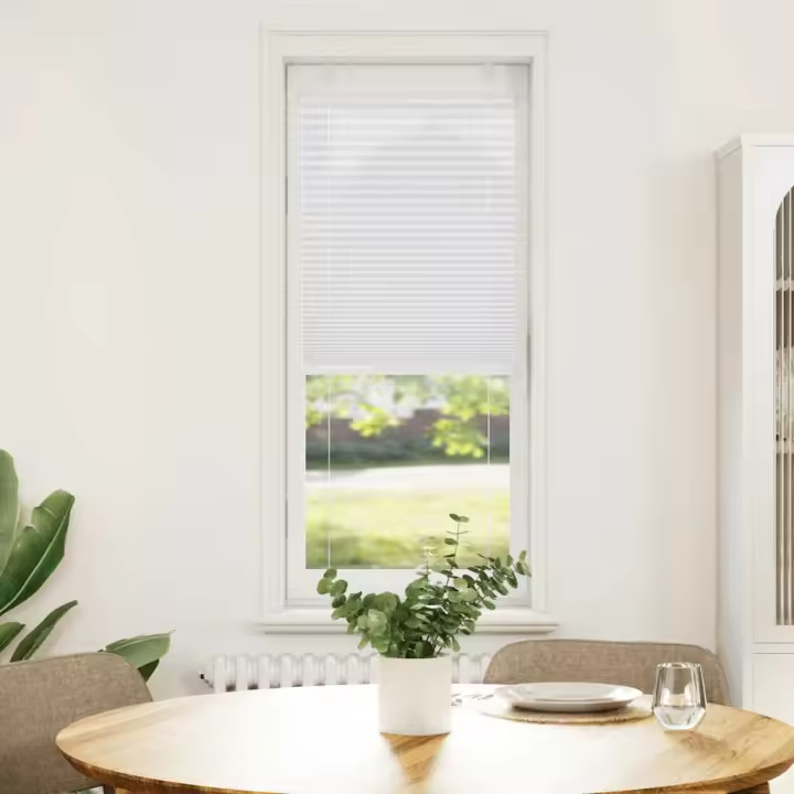 Estor Plisado blanco 50x100 cm Tela Ancho 49,4 cm Poliéster - 1