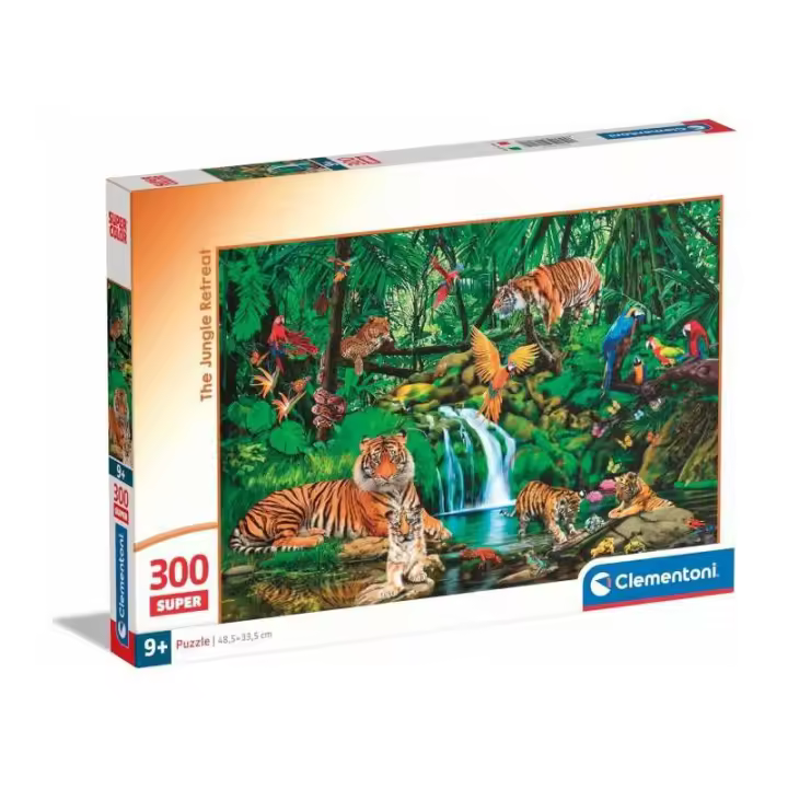 PUZZLE SUPERCOLOR 300 PIEZAS SUPER NOLI THE JUNGLE RETREAT DE CLEMENTONI - 1
