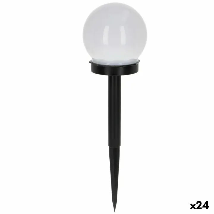 Estaca solar de jardín Aktive Plástico 10 x 34 x 10 cm (24 Unidades) - 1