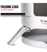 Tiartisan Estufa De Tierra Para Camping Ultraligera Y Portátil Mini Hacha De Acero De Titanio Para Exterior Y Senderismo Resistente Y Duradera - details 5