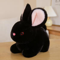 Muñeco De Peluche Creativo Conejo Lindo Colgante De Billetera De Algodón PP Modelo De Conejo Simulación Regalo Divertido Para Decoración De Mesa - details 3