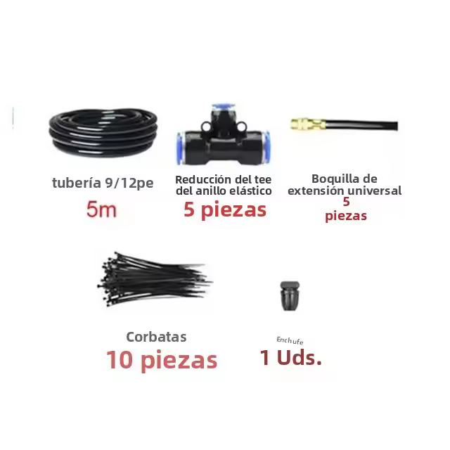 Kit De Riego Automático Universal Con Timpero De Agua Y Roetor De Cobre Impermeable Para Jardín Y Exterior Controlador De Riego - 1