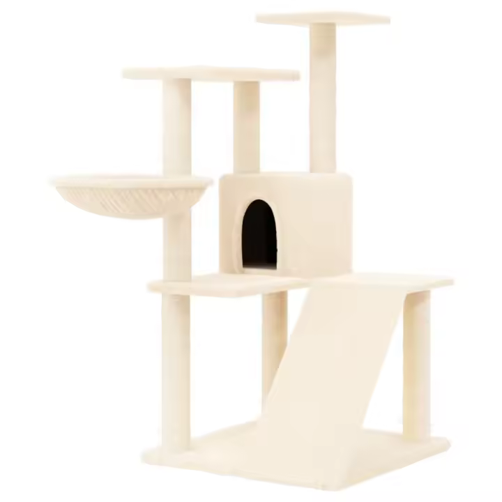 Rascador para Gatos con postes de ISAL crema 94 cm - 1