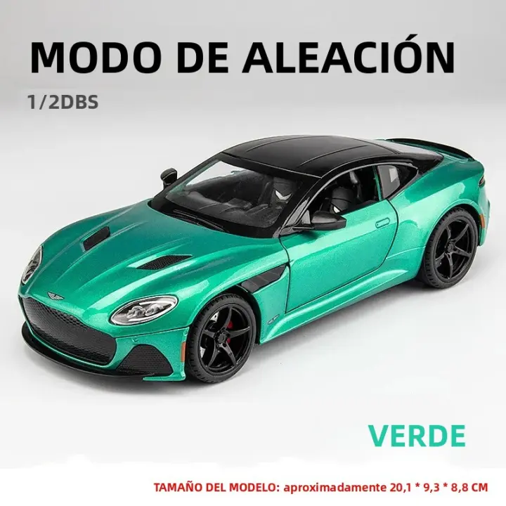 Coche De Colección Diecast 1:24 Aleación De Metal Mini Martin DBS Supercar Para Niños Regalos De Cumpleaños Juguetes Vehículos Metálicos Para Chicos - 1