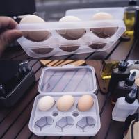 6 girds contenedor de huevos, caja de almacenamiento de huevos de plástico a prueba de golpes protección para camping picnic viaje cocina al aire libre - details 4