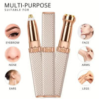 Lápiz Labial Multifuncional 2 En 1 Con Luz LED Aparato De Peluquería Para Mujer Eliminador De Vello De Axilas Piernas Y Cejas - details 1