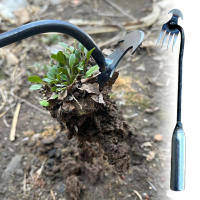 Herramienta De Jardín De Acero Manganés Para Remover Malas Hierbas Y Tierra Suelta Herramienta Manual De Jardinería Con Mango De Plástico - details 3